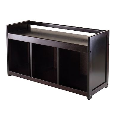 Winsome Addison 4-piece Storage Bench