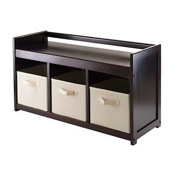 Winsome Addison 4 pc Storage Bench