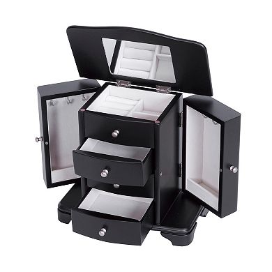 Mele and Co Kennedy Wood Jewelry Box in Java