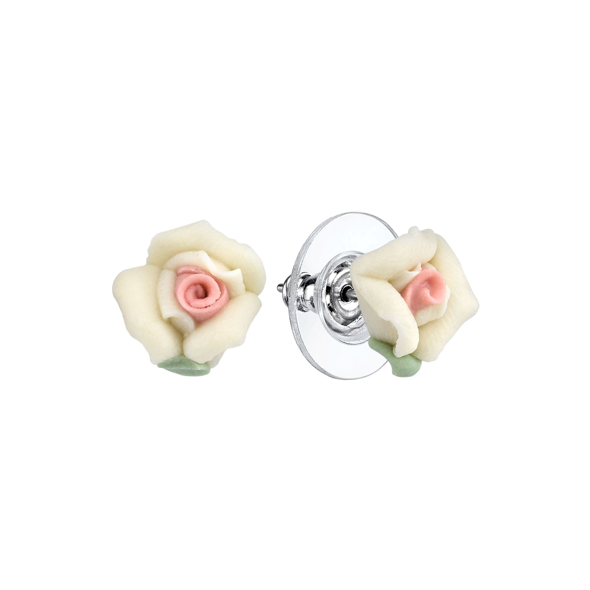 1928 Flower Stud Earrings, Womens, Multi