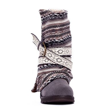 MUK LUKS Nikki Women's Fold-Over Midcalf Boots