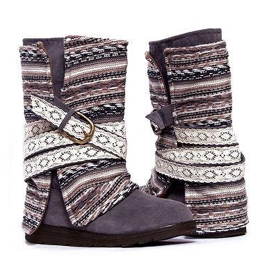 MUK LUKS Nikki Women's Fold-Over Midcalf Boots