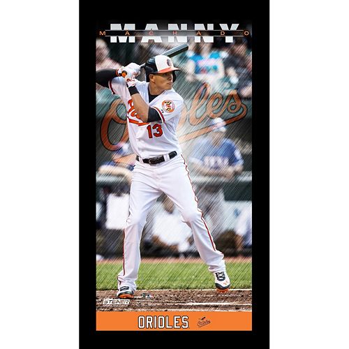 Steiner Sports Baltimore Orioles Manny Machado 10'' x 20'' Profile Wall Art