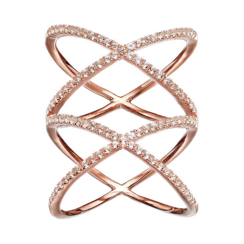 Rose Gold Topaz Ring | Kohl's