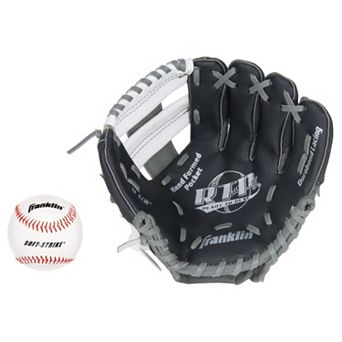 Franklin Sports Meshtek Series 9.5 in Right Hand Throw T-Ball Glove & Ball Set - Youth