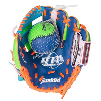 Franklin Sports Meshtek Series 9.5 in Right Hand Throw T-Ball Glove & Ball Set - Youth