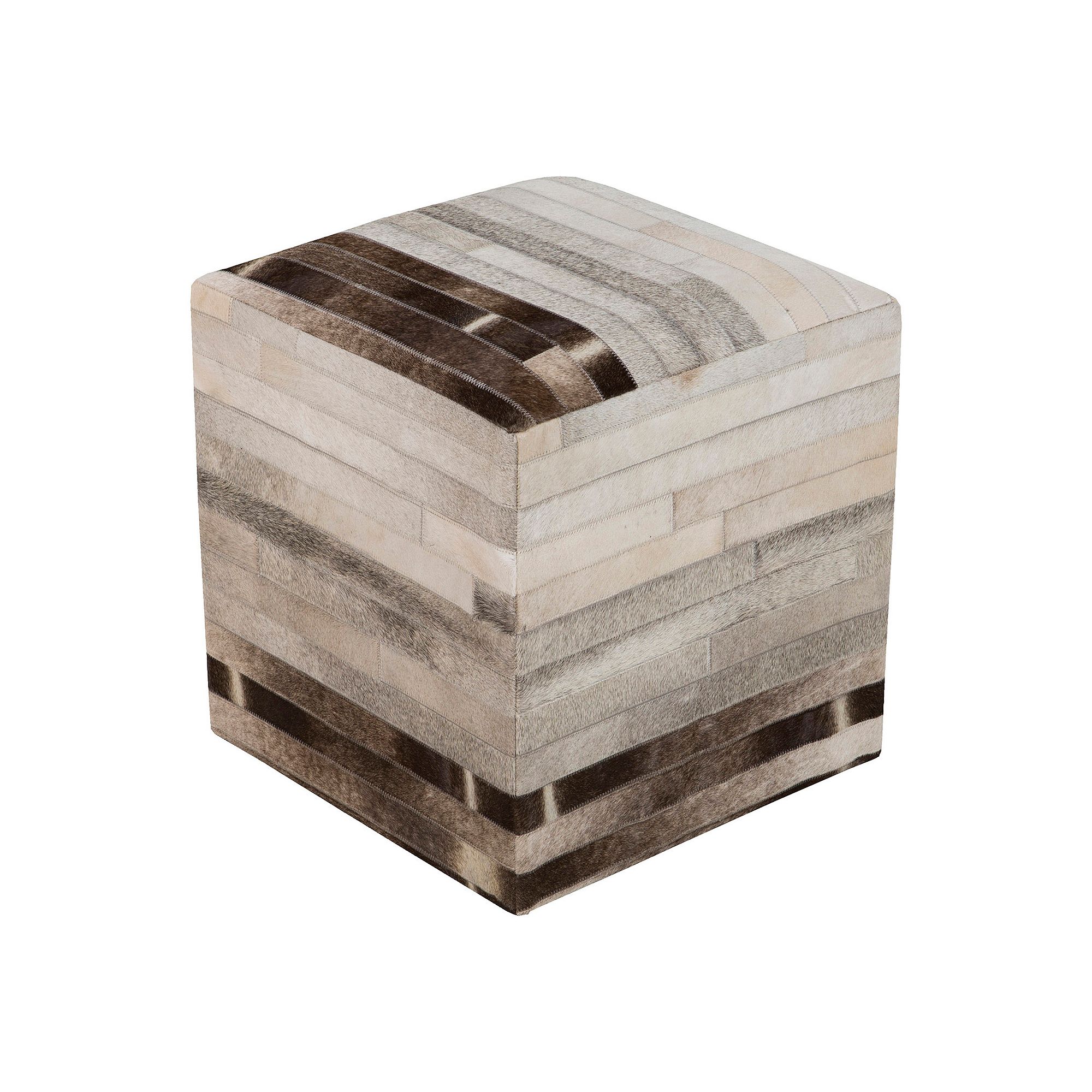 Artisan Weaver Druid Pouf, Grey