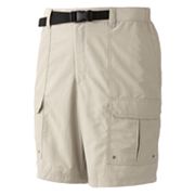 Croft & Barrow Mens Blue Lightweight Belted Travel Cargo Shorts Pockets shops Size NWT