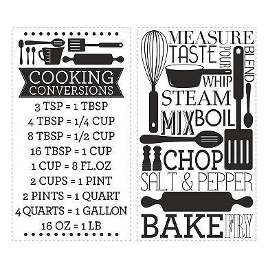 Cooking and Baking Wall Decals