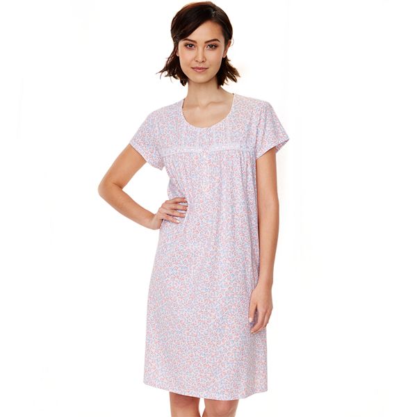 Women's Croft & Barrow® Pajamas: Printed Knit Nightgown