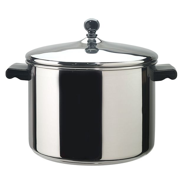 Great Gatherings Black 8-Quart Aluminum Stock Pot