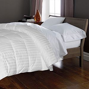 Royal Majesty Damask Stripe 350-Thread Count Down & Feather Comforter