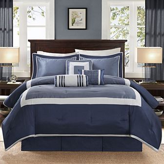 Madison Park Abigail 7 pc Comforter Set with Throw Pillows