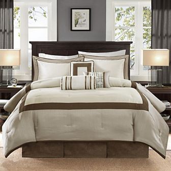 Madison Park Abigail 7 pc Comforter Set with Throw Pillows