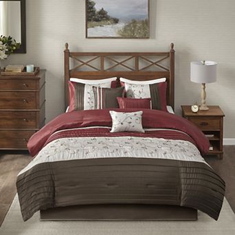 Madison Park Belle 7 pc Comforter Set with Throw Pillows