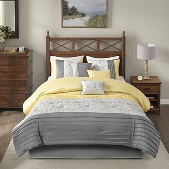 Madison Park Belle 7 pc Comforter Set with Throw Pillows
