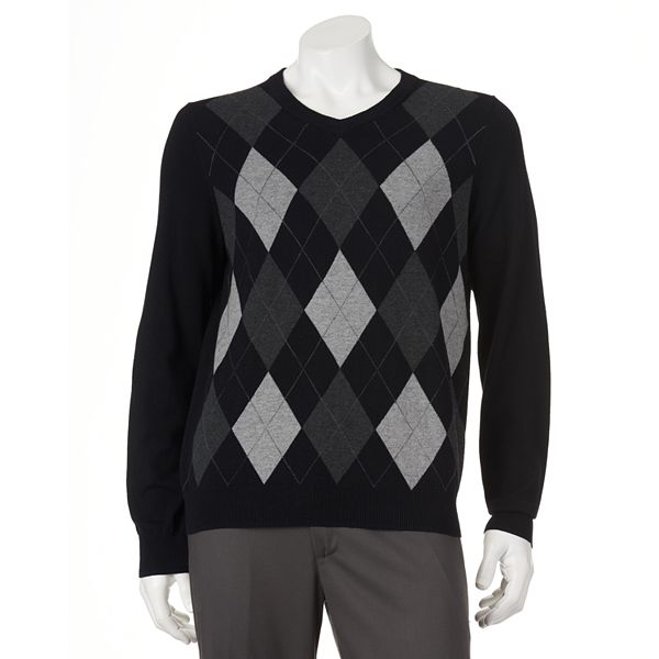 Croft & Barrow® Lightweight Argyle Sweater - Men
