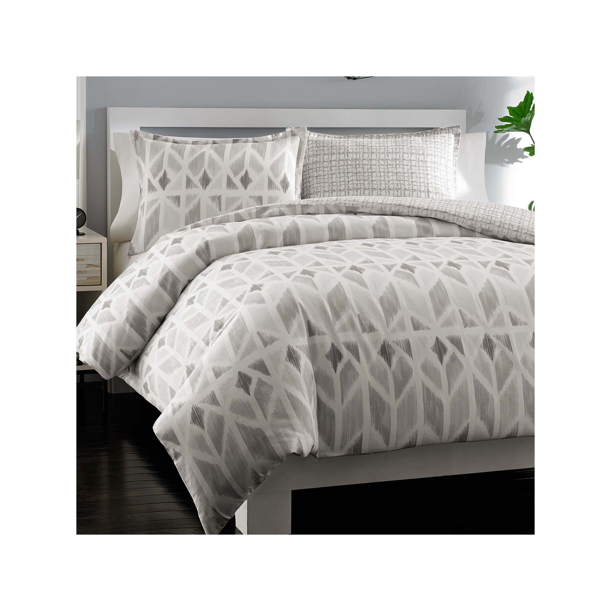 City Scene Grayson Reversible Duvet Cover Set