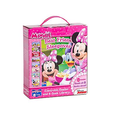 Disney Mickey Mouse and Friends Minnie Mouse Me Reader Electronic Reading Pad and Library Set
