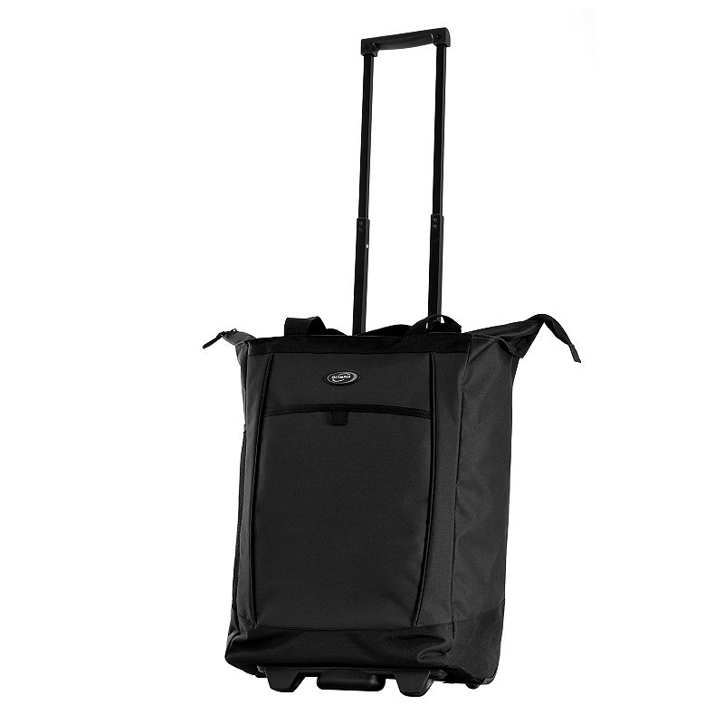 Olympia Fashion Wheeled Shopping Bag, Black