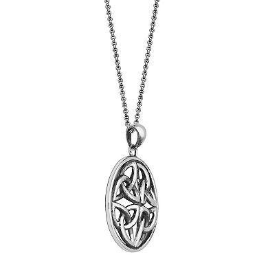 Classic Treasures Sterling Silver Celtic Pendant Necklace