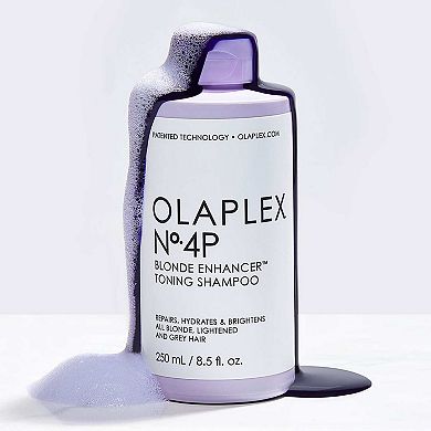 Benign minimal Sober Olaplex No.4P Blonde Enhancer Toning Purple Shampoo