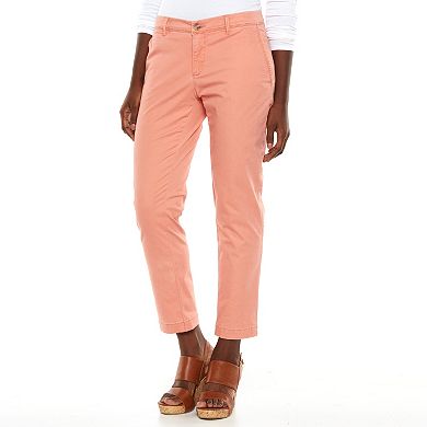 Sonoma Goods For Life® Twill Utility Crop Pants - Women's