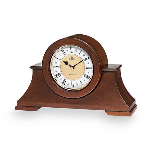 Bulova Cambria Wood Musical Mantel Clock - B1765