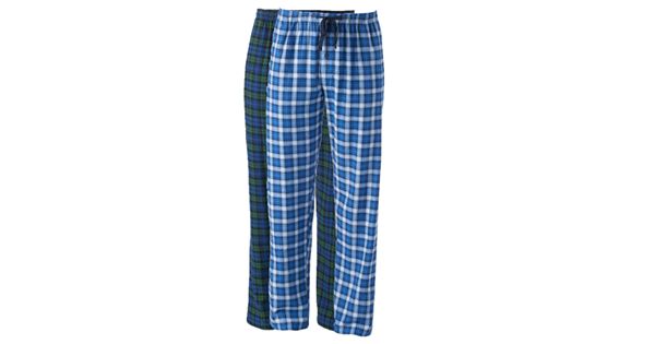 kohls mens flannel pajama pants