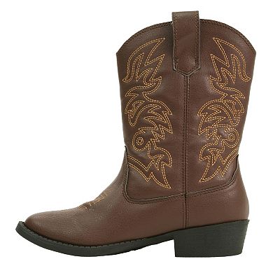 Deer Stags Ranch Kids' Cowboy Boots