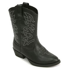 Kohls girls 2025 black boots