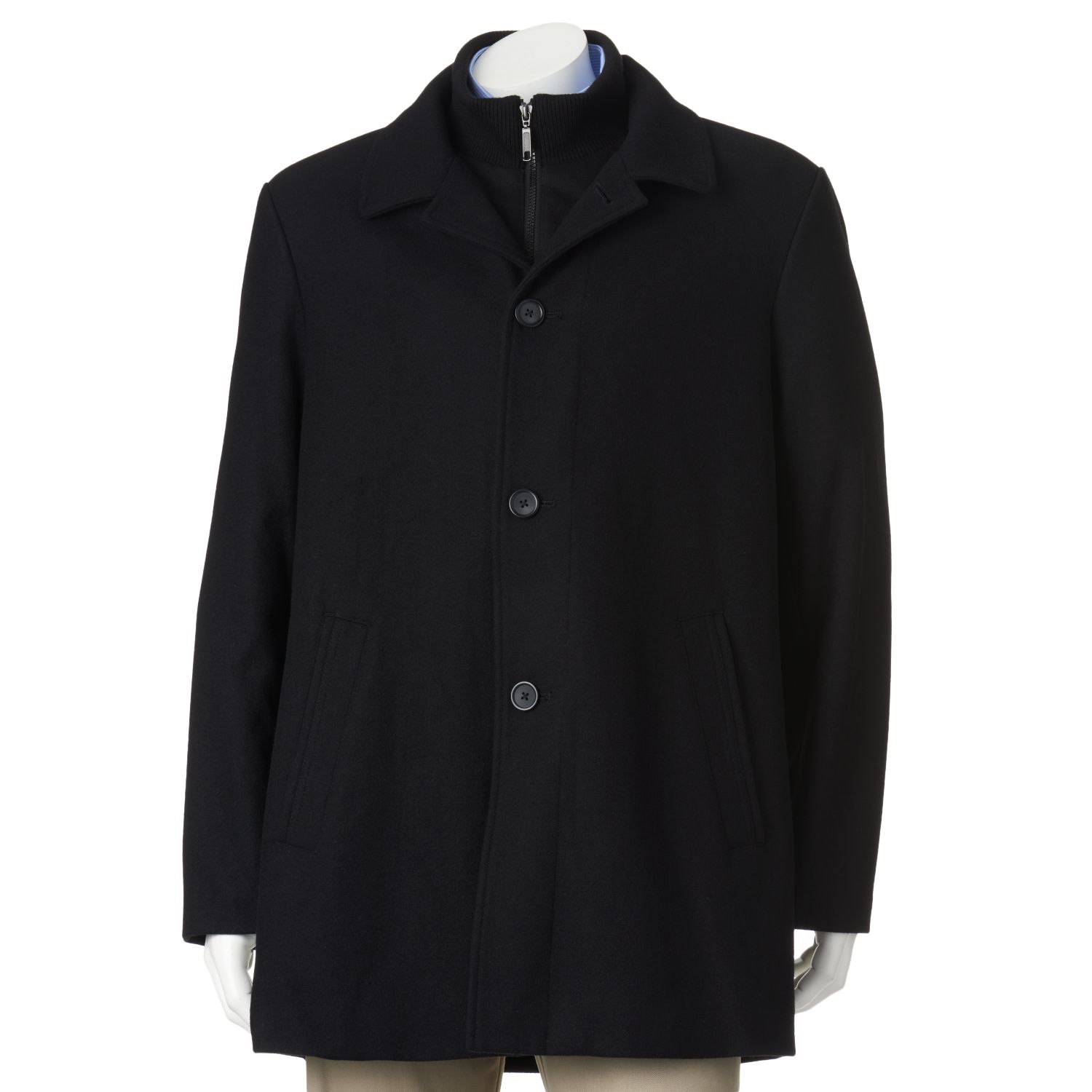 slim fit wool overcoat mens
