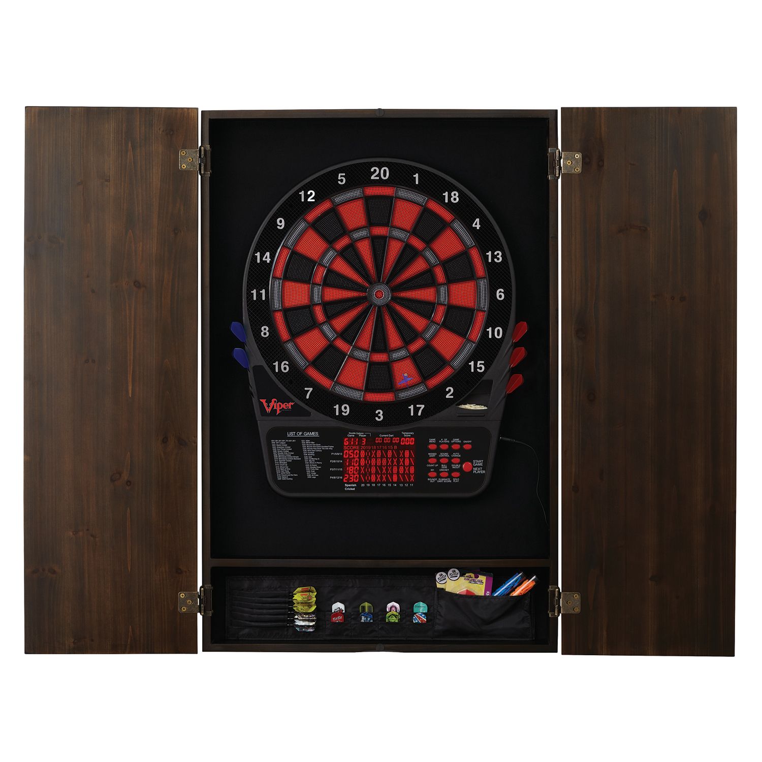cricketmaxx 5.0 dartboard cabinet set