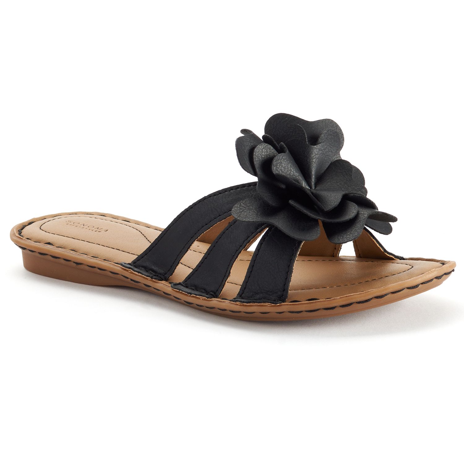 sonoma black sandals