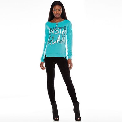 Juicy Couture Embellished Graphic French Terry Sweatshirt - Women's