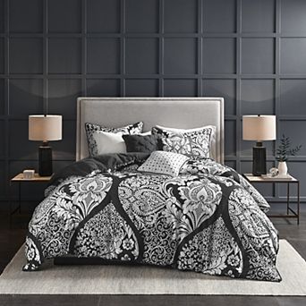 Madison Park Marcella 6 pc Duvet Cover Set with Throw Pillows