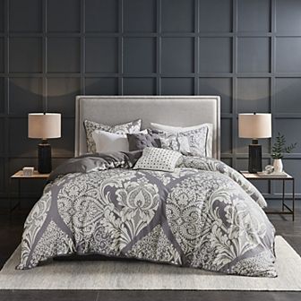 Madison Park Marcella 6 pc Duvet Cover Set with Throw Pillows
