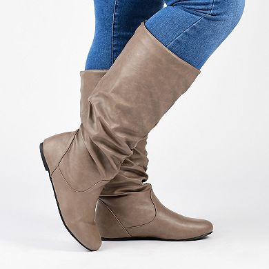 Journee Jayne Round Toe Women's Riding Boots