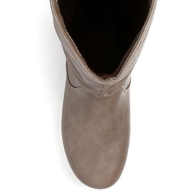 Journee Jayne Round Toe Women's Riding Boots