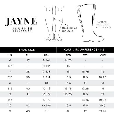 Journee Jayne Round Toe Women's Riding Boots