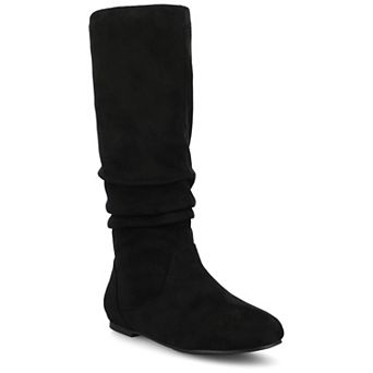 Journee Jayne Round Toe Women's Riding Boots