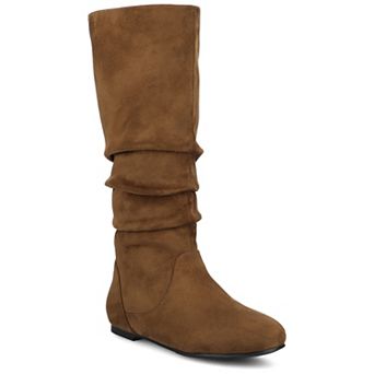 Journee Jayne Round Toe Women's Riding Boots
