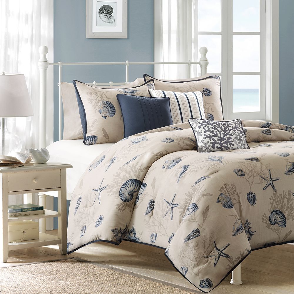 Madison Park Nantucket 6 Pc Duvet Cover Set