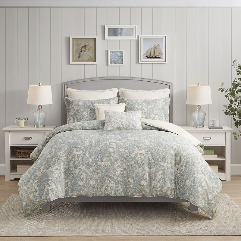 Harbor House Chelsea Paisley Duvet Cover Set, Blue, Full/Queen