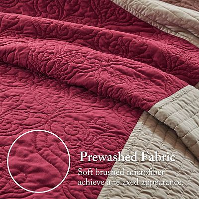Madison Park Danville 7-piece Quilt Set with Shams and Throw Pillows