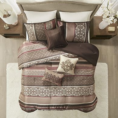 Madison Park Dartmouth 7-pc. Comforter Set with Throw Pillows