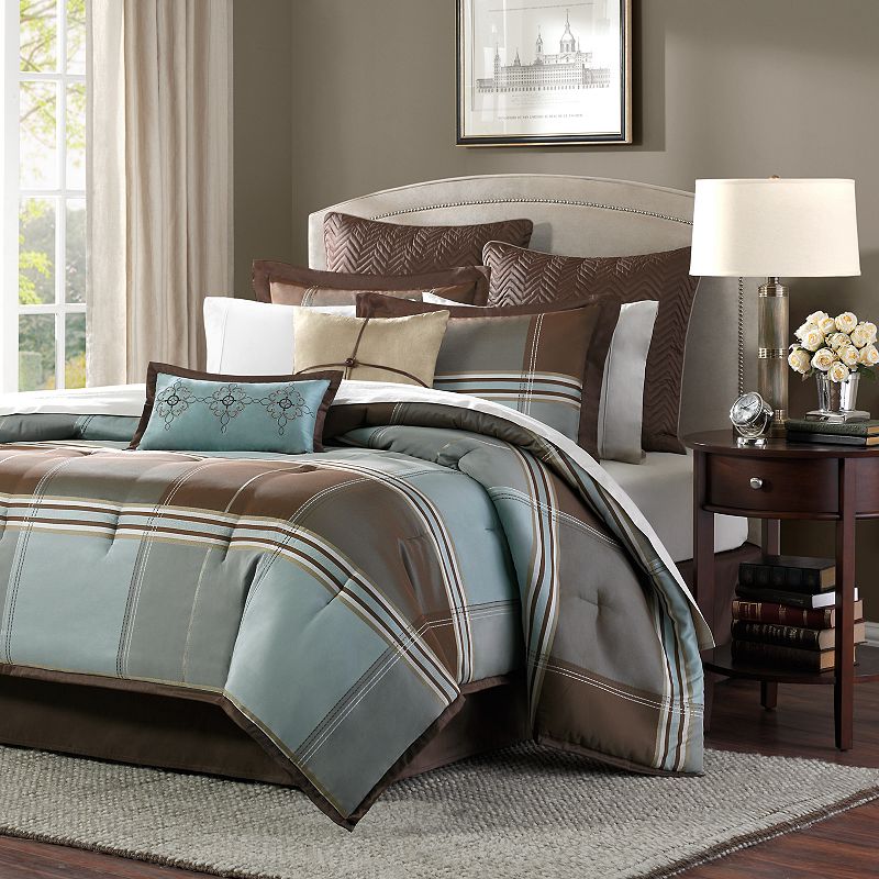 Home Essence Daniel 8-Piece Jacquard Comforter Bedding Set