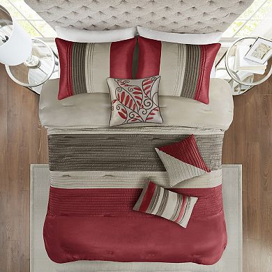 Madison Park Eastridge 7-piece Comforter Set with Shams and Decorative Pillow