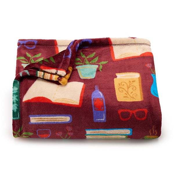 The Big One® Oversized Supersoft Plush Throw Blanket - Book Club