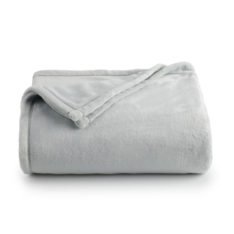 The Big One Oversized Supersoft Plush Throw, Grey